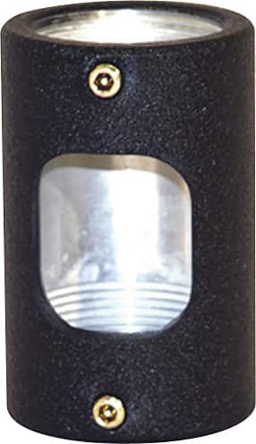 Chief - 1.5" CABLE MANAGEMENT COUPLERTHREADED PIPE - Black - Front_Zoom