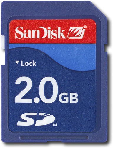 Best Buy Sandisk 2gb Secure Digital Memory Card 2 Pack Sdsdb2 48 A11