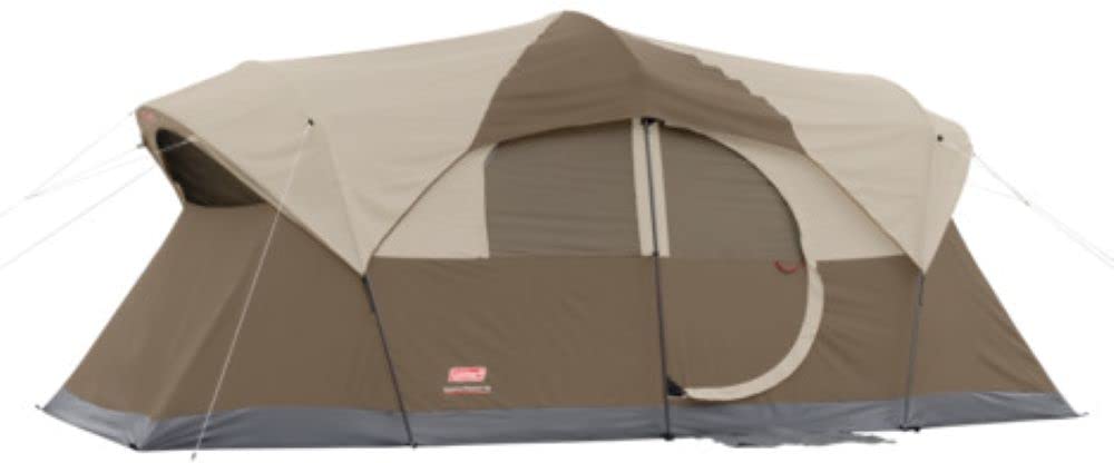 Skar Audio - Weathermaster Camping Tent With Rainfly & Room Divider Spacious Weatherproof Family Carry Bag - Contains Pfas