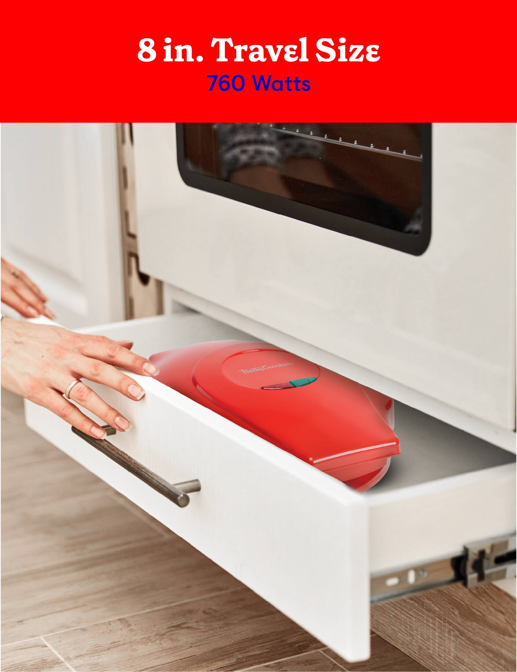 8 in. Travel Size
760 Watts
BatyCAockes