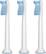 Angle. Philips Sonicare - Sensitive Brush Heads (3-Pack) - White/Blue.