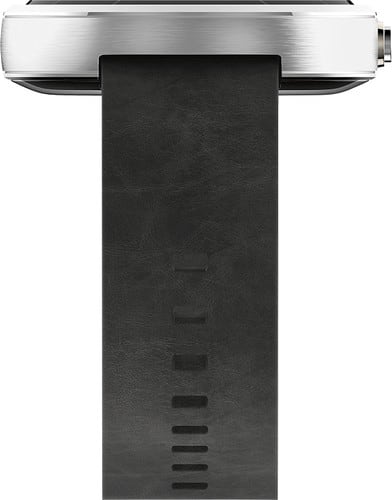 Alt View Standard 3. Motorola - Moto 360 Smart Watch for Android Devices 4.3 or Higher - Gray Leather.