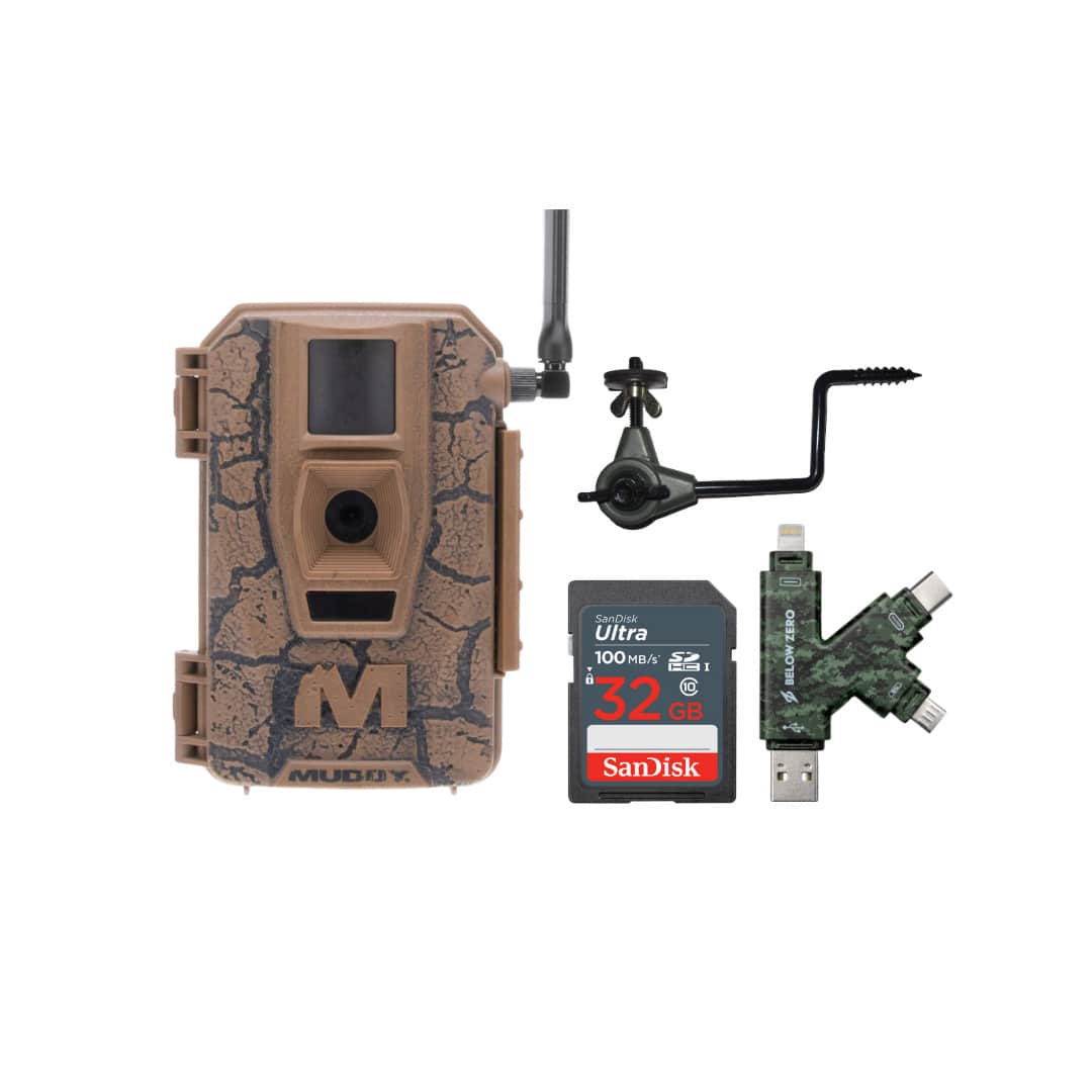 Muddy - Mitigator Cellular Camera  24Mp  On-Demand Photo Dual Network with Camera Holder 32GB Memory Card and Card Reader price history on PriceWatchPro