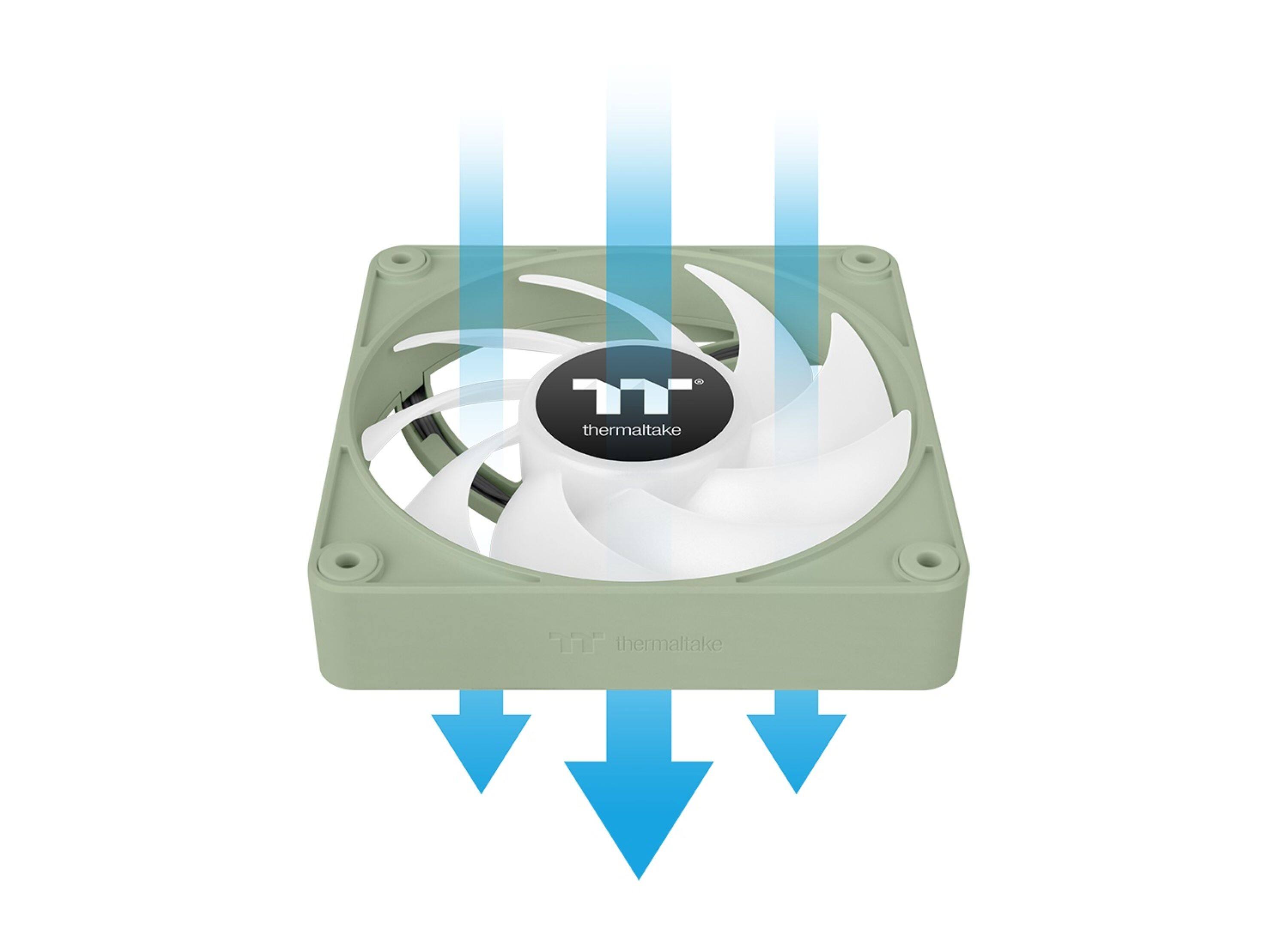 The text on the image reads "thermaltake thermaltake." This is a repetition of the same word, which should be corrected to "thermaltake."