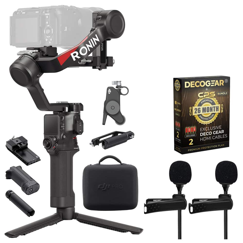 DJI - RS 4 Combo 3-Axis Gimbal Stabilizer w/ Extended Protection Bundle