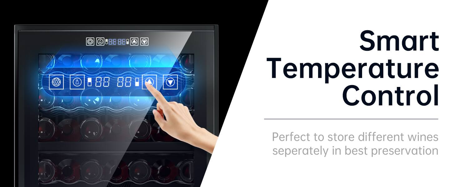 Smart Temperature Control

Perfect to store different wines separately in best preservation