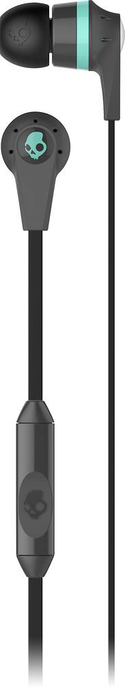 Front. Skullcandy - Ink'd 2 Earbud Headphones - Carbon/Carbon/Mint.