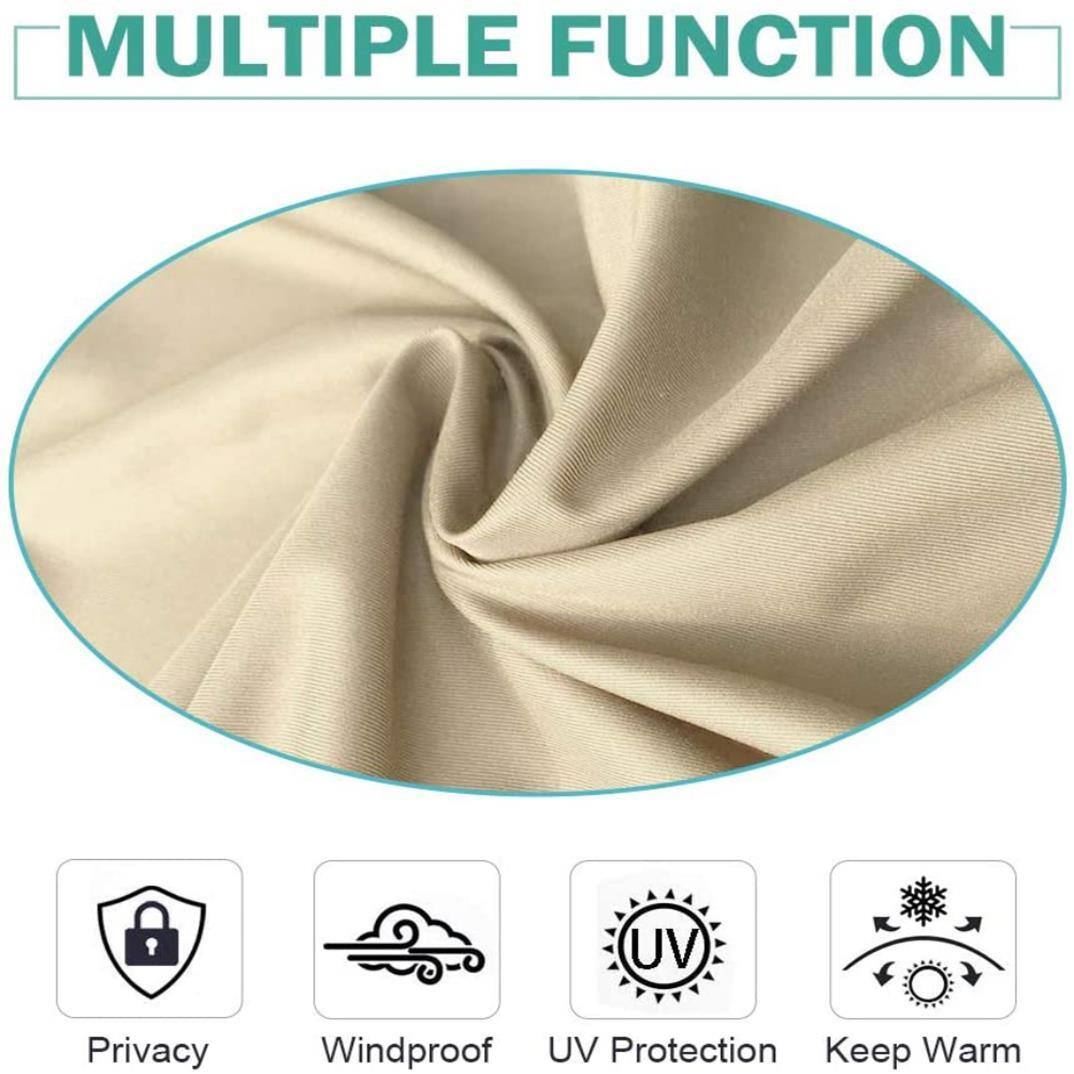 MULTIPLE FUNCTION

- Privacy
- Windproof
- UV Protection
- Keep Warm