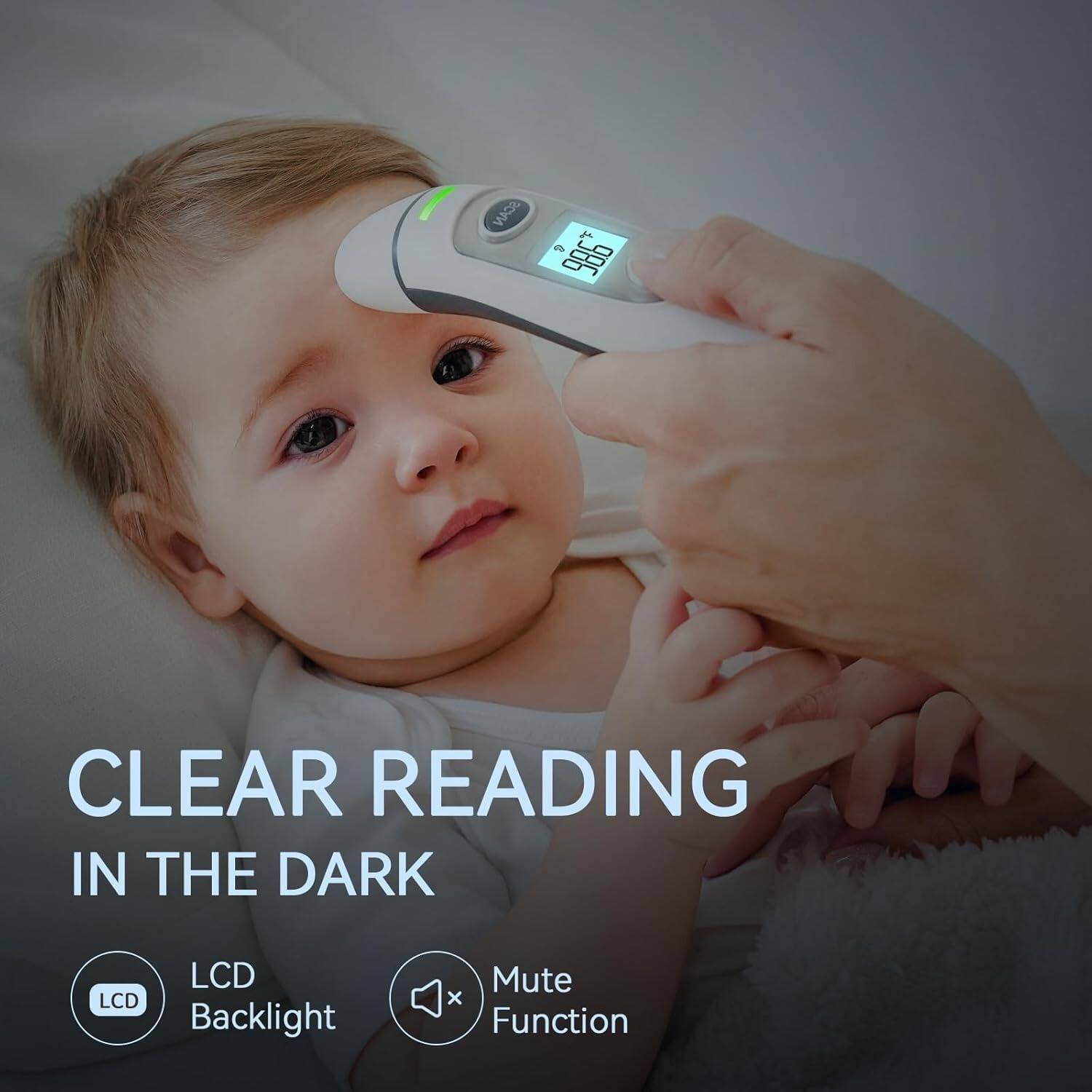 CLEAR READING IN THE DARK

LCD Backlight

Mute Function