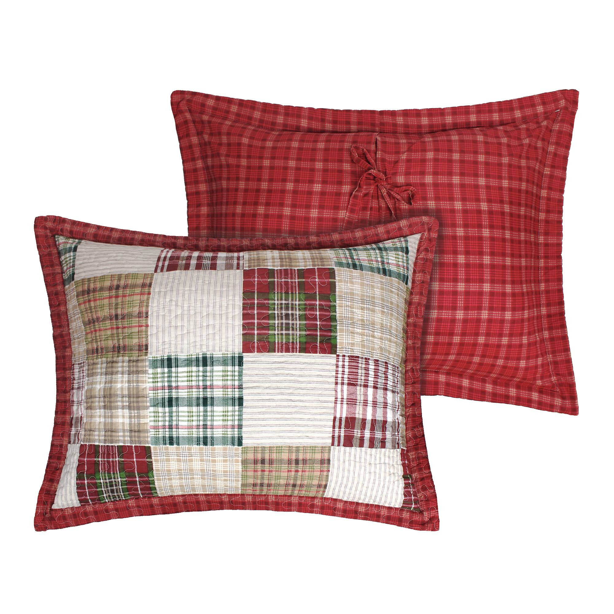 Angle. BreeBe - Oxford Red Sham Standard - Red.