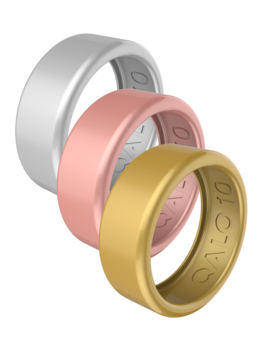 QALO - QRNT Original 3PK Covers Size 12 - Metallic