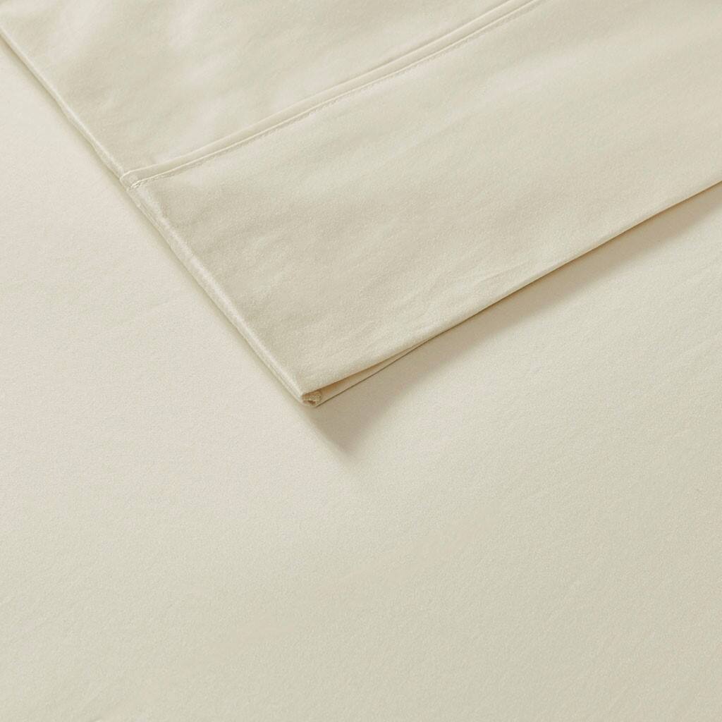 Alt View 5. Gracie Mills - Gracie Mills Elodie 800 Thread Count Sateen Sheet Set - Ivory.