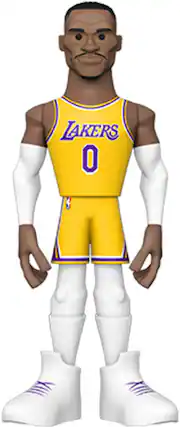 Front. Funko - FUNKO GOLD 5 NBA:Lakers - Russell Westbrook (CE'21) (Styles May Vary) - COLLECTIBLES - Multicolor.