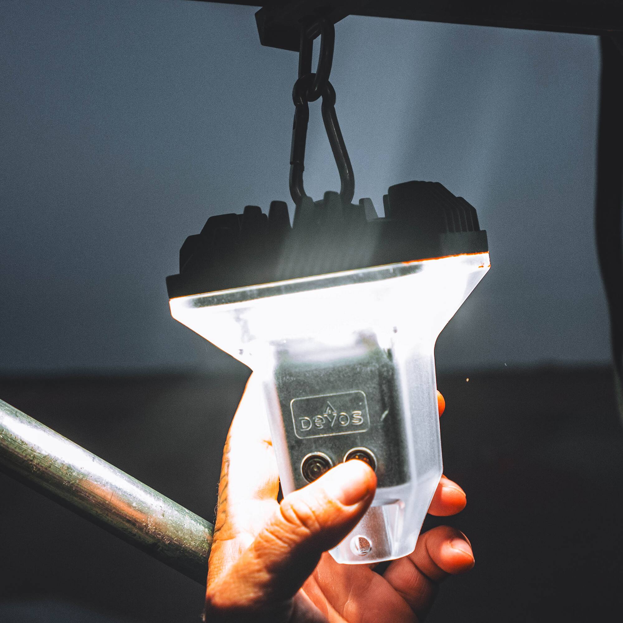 Alt View 10. Devos Outdoor - LightRanger 2000 Rechargeable 2000 Lumen Adjustable Overhead Light.
