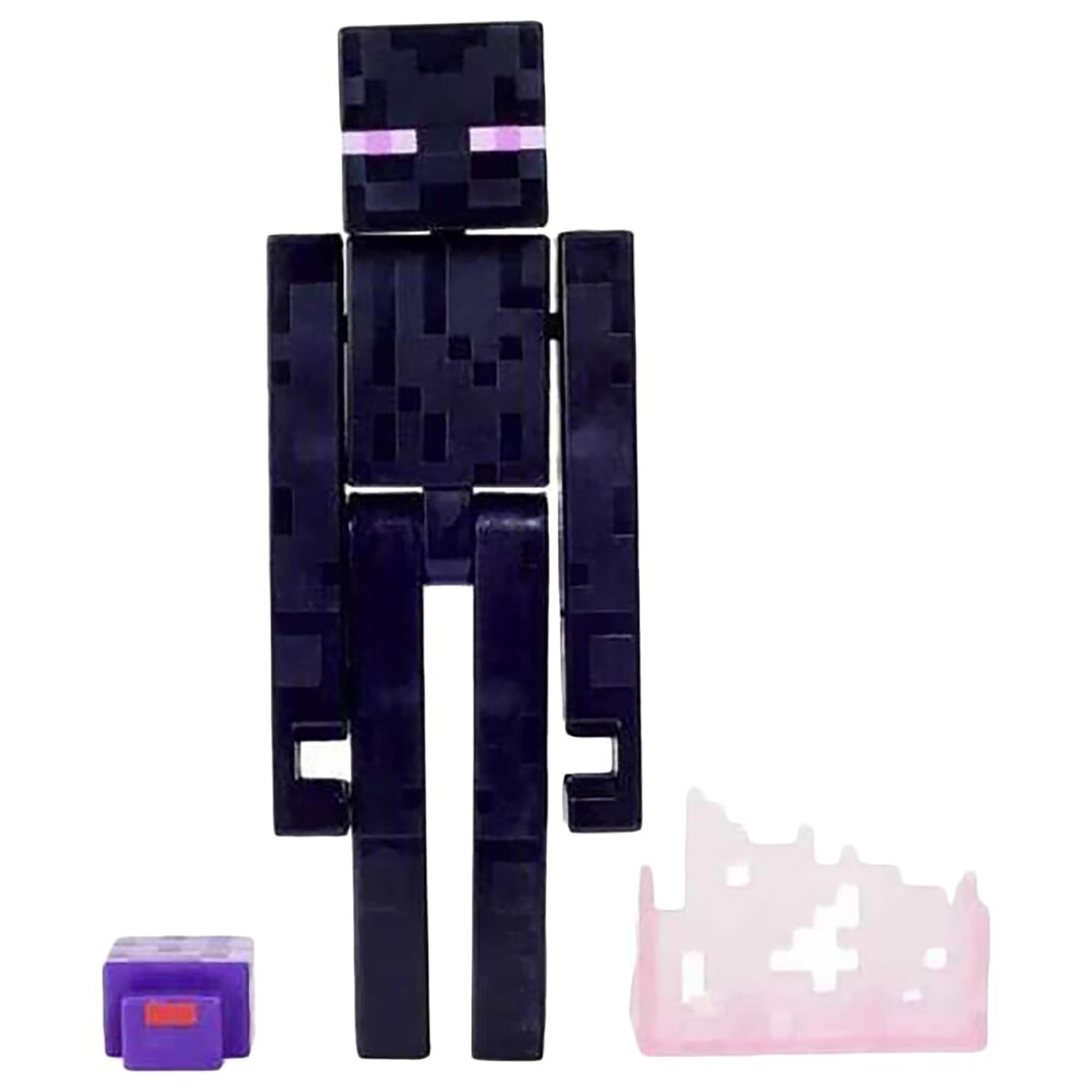 Alt View 1. Mattel - Minecraft 3.5 Inch Core Figure Assortment | Enderman - Black.