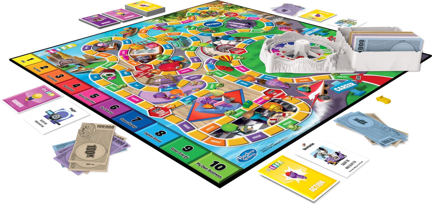 Hasbro - Gaming - The Game of Life - GAMES (MISC) - Multicolor