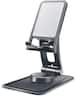 Entronix - Adjustable Desktop Phone Stand - Portable Table Holder for Smartphones - Black