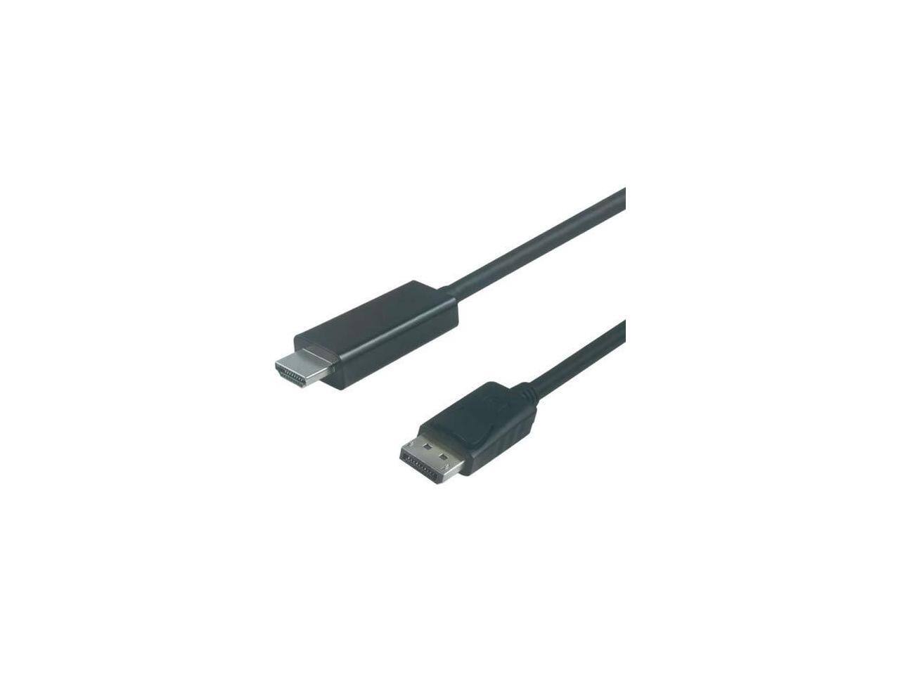 Alt View 3. Visiontek - 901214 6-Feet Displayport to HDMI 2.0 Active Male to Male Cable - Black.