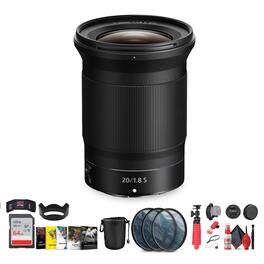 Nikon - NIKKOR Z 20mm f/1.8 S Ultra-Wide Lens | Weather-Sealed, Silent Autofocus + More - Black