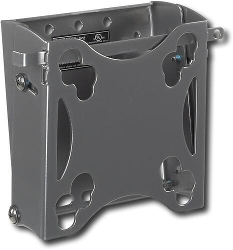 Front Standard. Init™ - Tilting Wall Mount for Most 13" - 25" Flat-Panel TVs - Graphite.