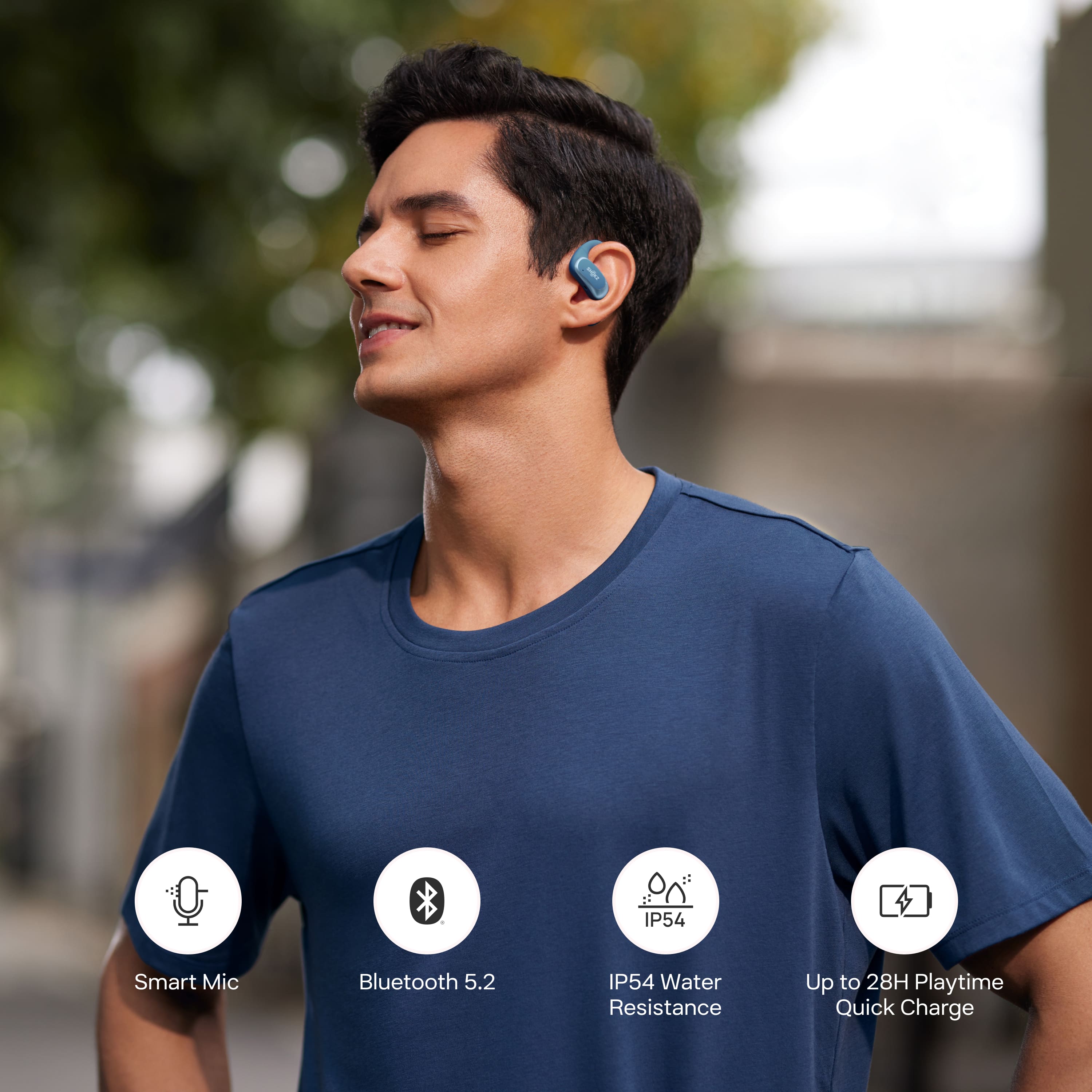 - Smart Mic
- Bluetooth 5.2
- IP54 Water Resistance
- Up to 28H Playtime
- Quick Charge