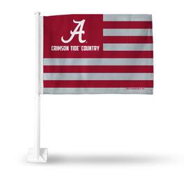 Rico Industries - Alabama Crimson Tide Country 11x14 Window Mount 2-Sided Car Flag - Multi
