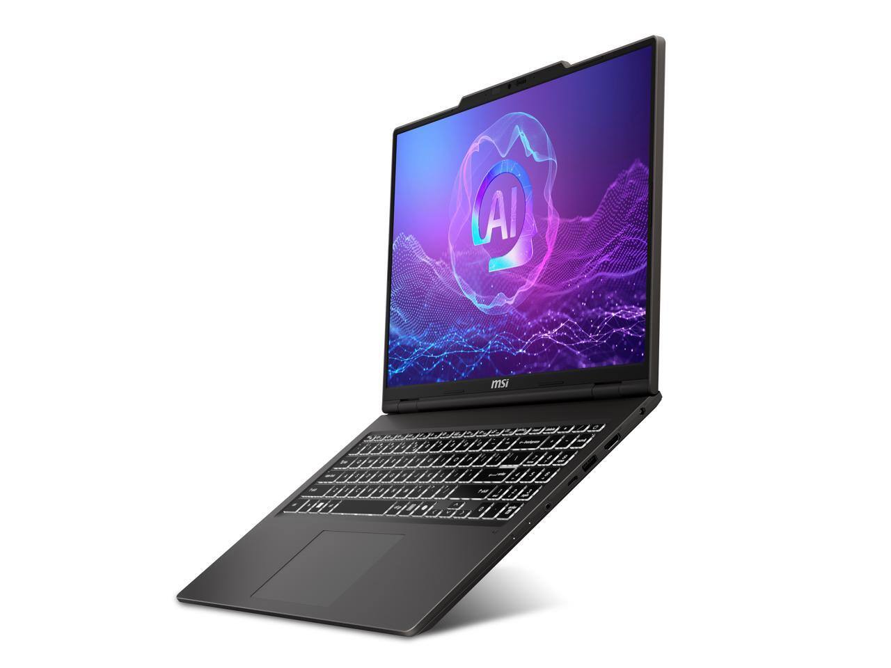 Alt View 3. MSI - MSI Venture 16 AI TouchScreen Laptop Intel Core Ultra 7 255H 32GB RAM 512GB SSD Intel Arc Graphics (A2HMTG-046US).