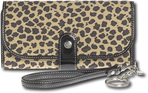 Front Standard. Liz Claiborne - Clutch for Apple® iPod™ nano - Leopard.