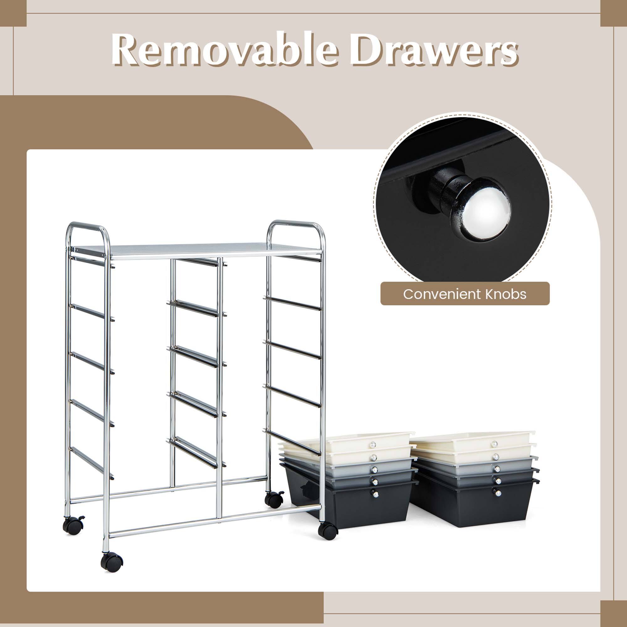 Removable Drawers Convenient Knobs