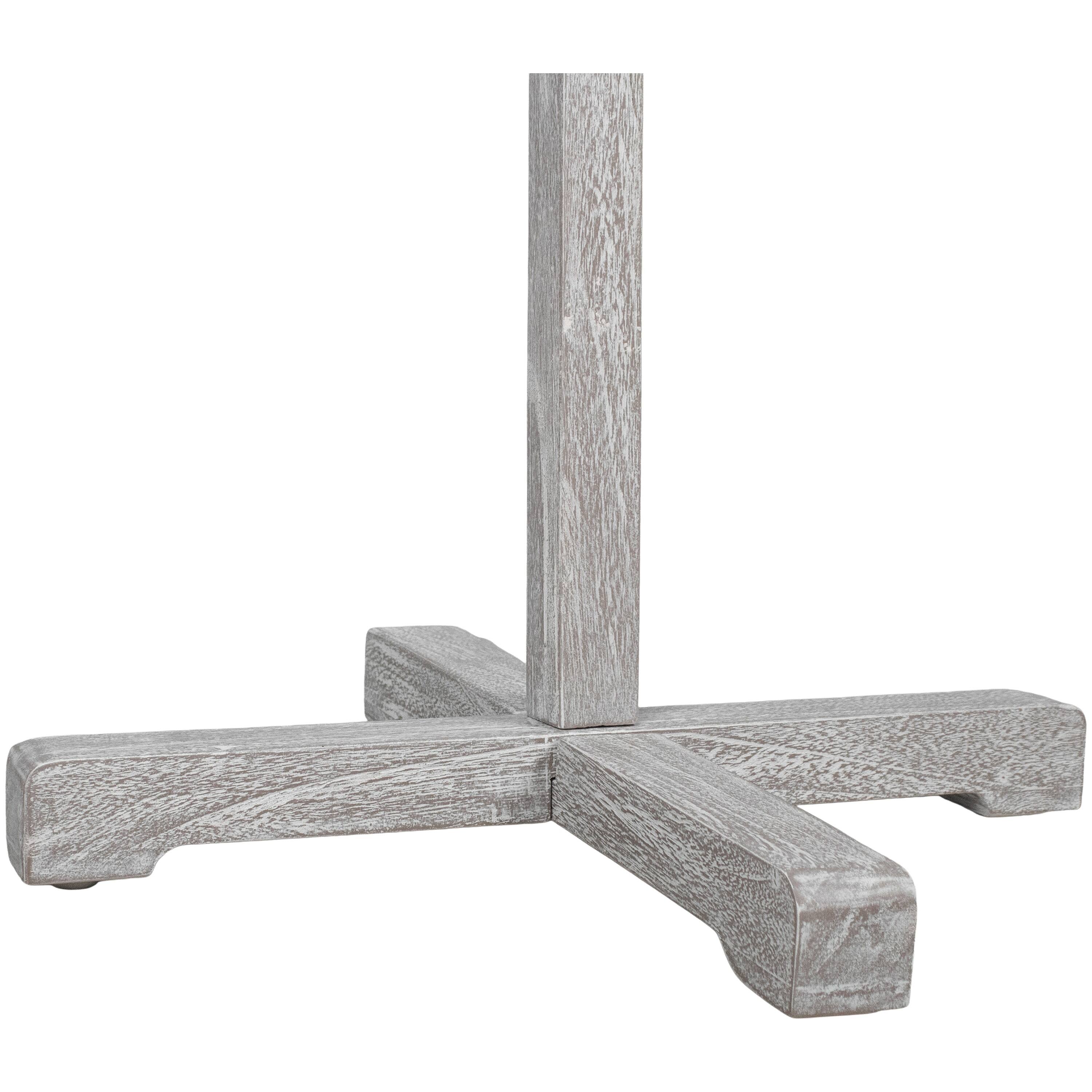 Left. Manhattan Lane - Hiya Freestanding Hat, Coat Rack, 8 Branch Hooks, 72 Inch - Whitewash.