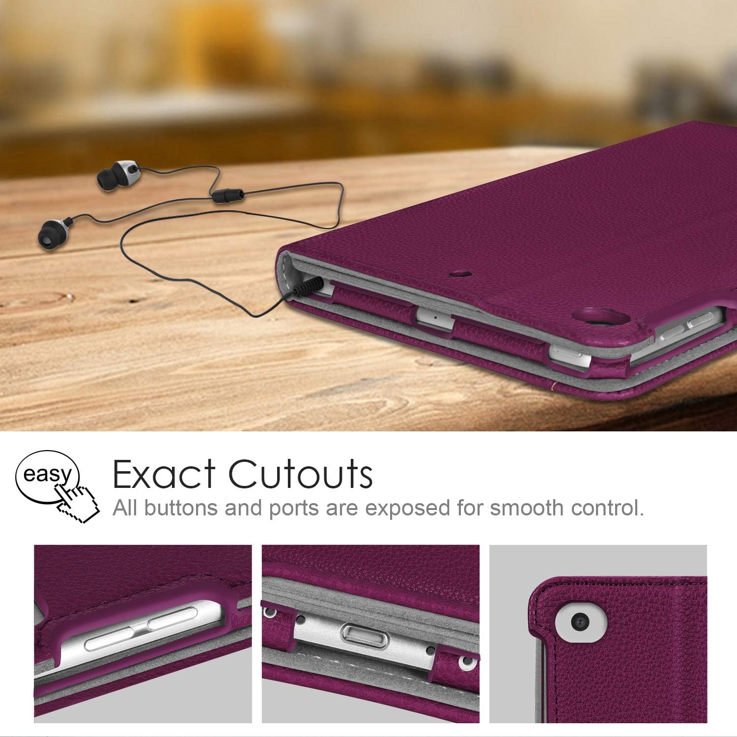 Exact Cutouts  
All buttons and ports are exposed for smooth control.