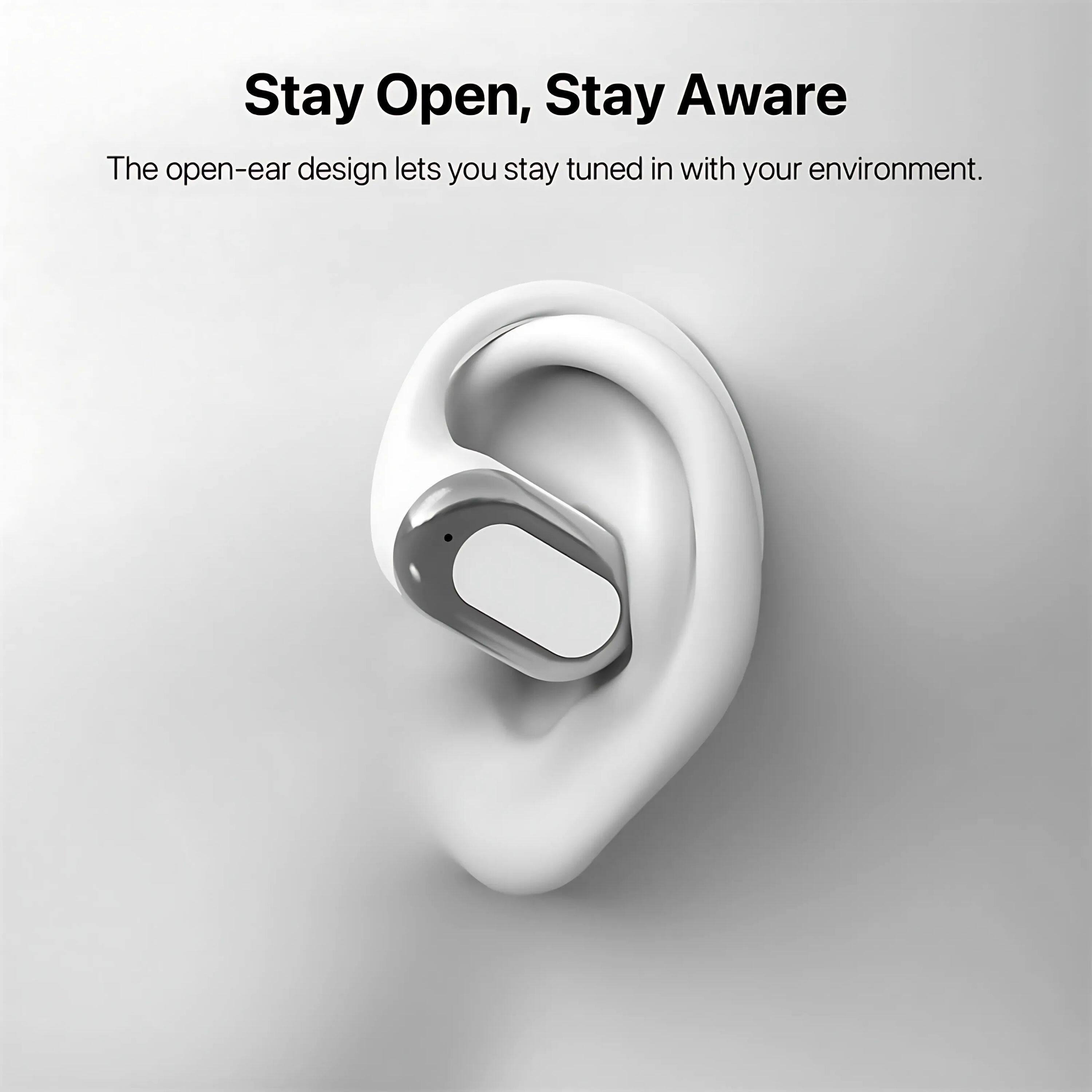 Stay Open, Stay Aware

The open-ear design lets you stay tuned in with your environment.