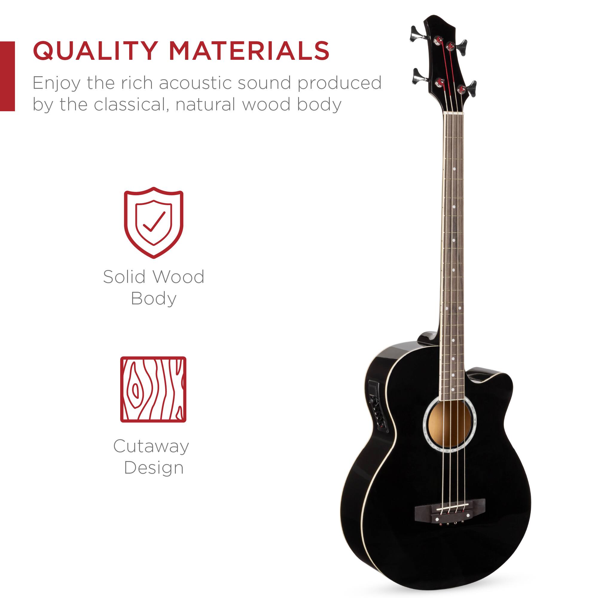 QUALITY MATERIALS

Enjoy the rich acoustic sound produced by the classical, natural wood body

Solid Wood Body

Cutaway Design