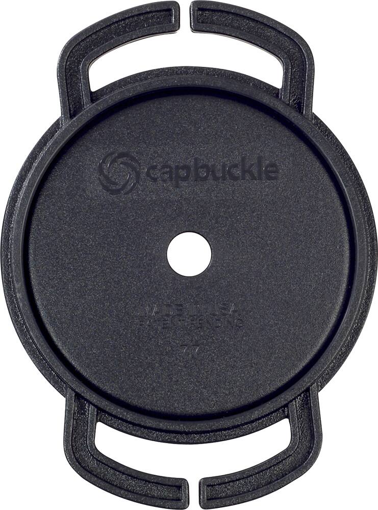 Front. CapBuckle - 67-58-52mm Lens Cap Holder - Black.
