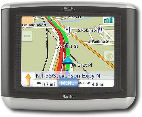 Front Standard. Magellan - Maestro 3100 GPS Receiver with 3.5" Touch-Screen Display and 750,000 Points of Interest.