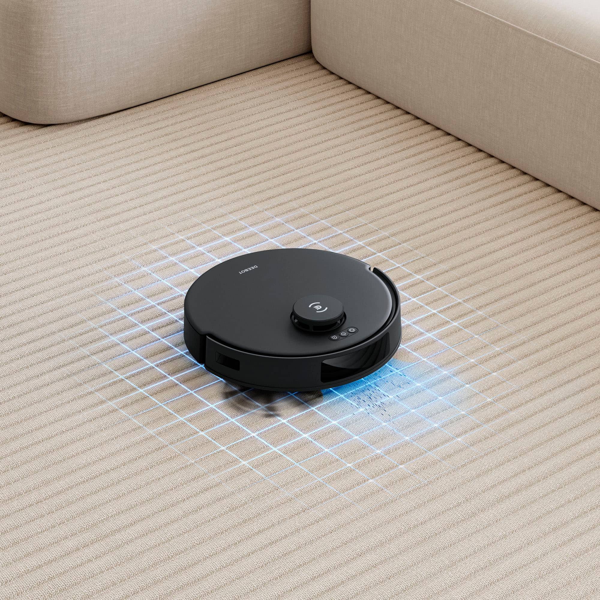 Alt View 14. ECOVACS Robotics - DEEBOT N20 PRO PLUS Vacuum & Mop Robot - Black.