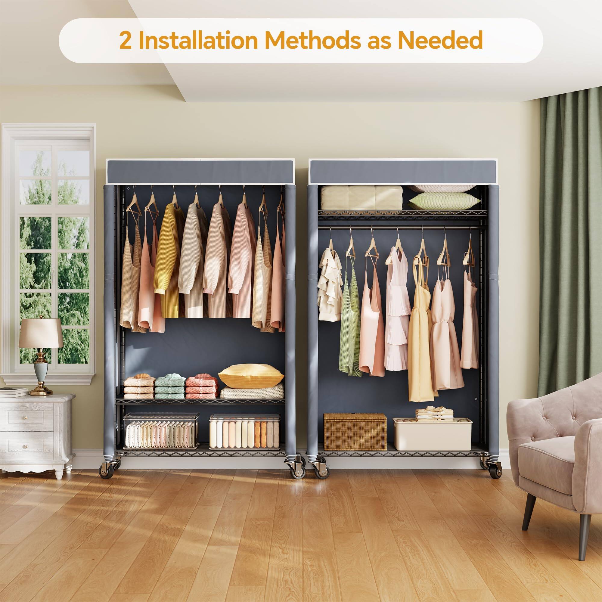 2 Installation Methods as Needed