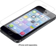 Angle. ZAGG - InvisibleShield HD Glass Screen Protector for Apple® iPhone® SE, 5s and 5 (1st generation) - Clear.