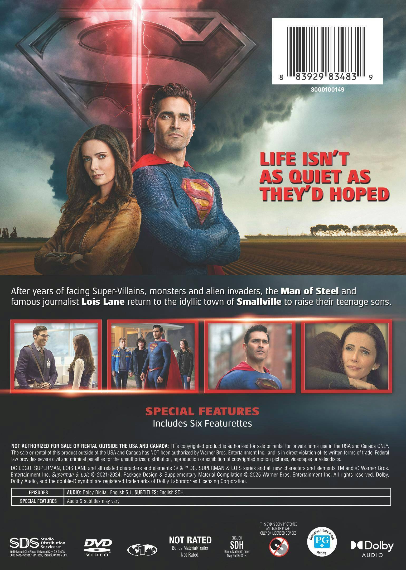 Back. Superman & Lois The Complete Series [DVD].