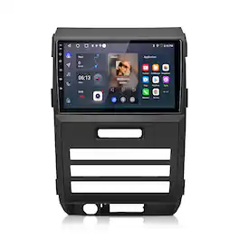 Junsun - 9 Inch 2+64GB Carplay Android 15 For Ford F150 F-150 2008-2014 Car Stereo Radio GPS Navi WIFI RDS DSP SWC Bluetooth - Black