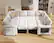 Alt View 2. Dyonery - Dyonery Modular Sectional Sleeper Sofa: Pull-Out Bed, Reclining Backrest, USB Ports, Side Table, LED Lighting,White - Beige.
