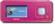 Front Standard. SanDisk - Sansa c250 2GB* MP3 Player - Pink.