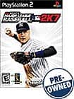Front Detail. Major League Baseball 2K7 — PRE-OWNED - PlayStation 2.