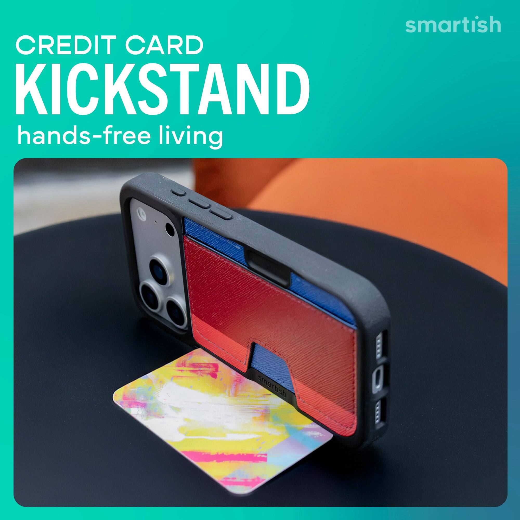 smartish CREDIT CARD KICKSTAND hands-free living