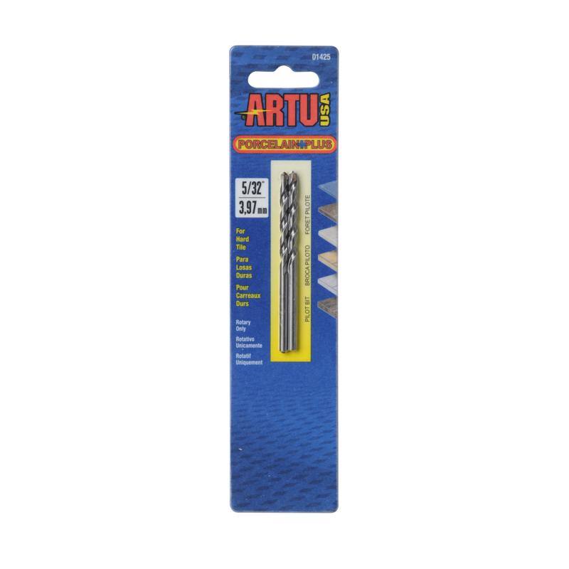 01425 ARTU USA PORCELAINIPLUS 5/32 3.97 mm  
For Hard Tile  
Para Losas Duras  
Pour Carreaux Durs  
Rotary Only  
Rotativo Unicamente  
Rotatif Uniquement  
PILOTE FORET  
PILOTO BROCA  
BIT PILOT