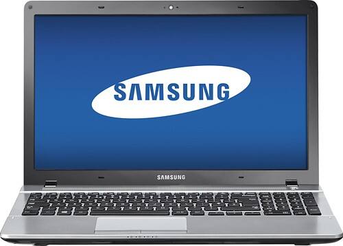 Front Standard. Samsung - 15.6" Laptop - 4GB Memory - 750GB Hard Drive.