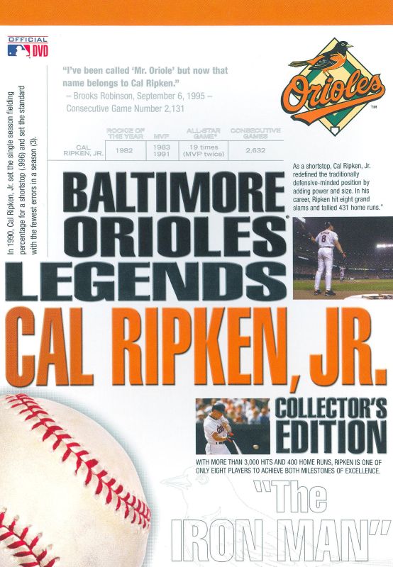 MLB: Legends - Baltimore Orioles Cal Ripken Jr. [DVD]