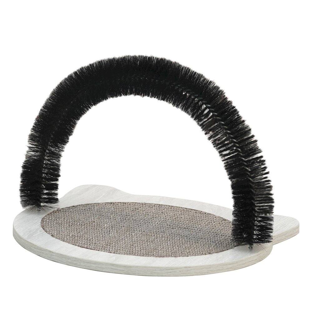 Front. PetPals - Nifty Cat Massager & Sctching Pad - Gray.
