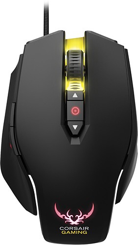  Corsair - Gaming M65 RGB USB Laser Mouse - Black