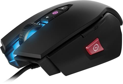 Alt View Standard 1. Corsair - Gaming M65 RGB USB Laser Mouse - Black.
